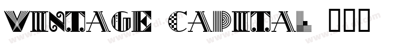 vintage capital字体转换